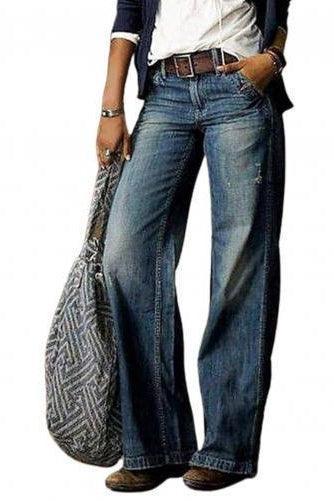 Pocket Casual Fashion Straight-Leg Jeans - HEPSIBAH SHOP