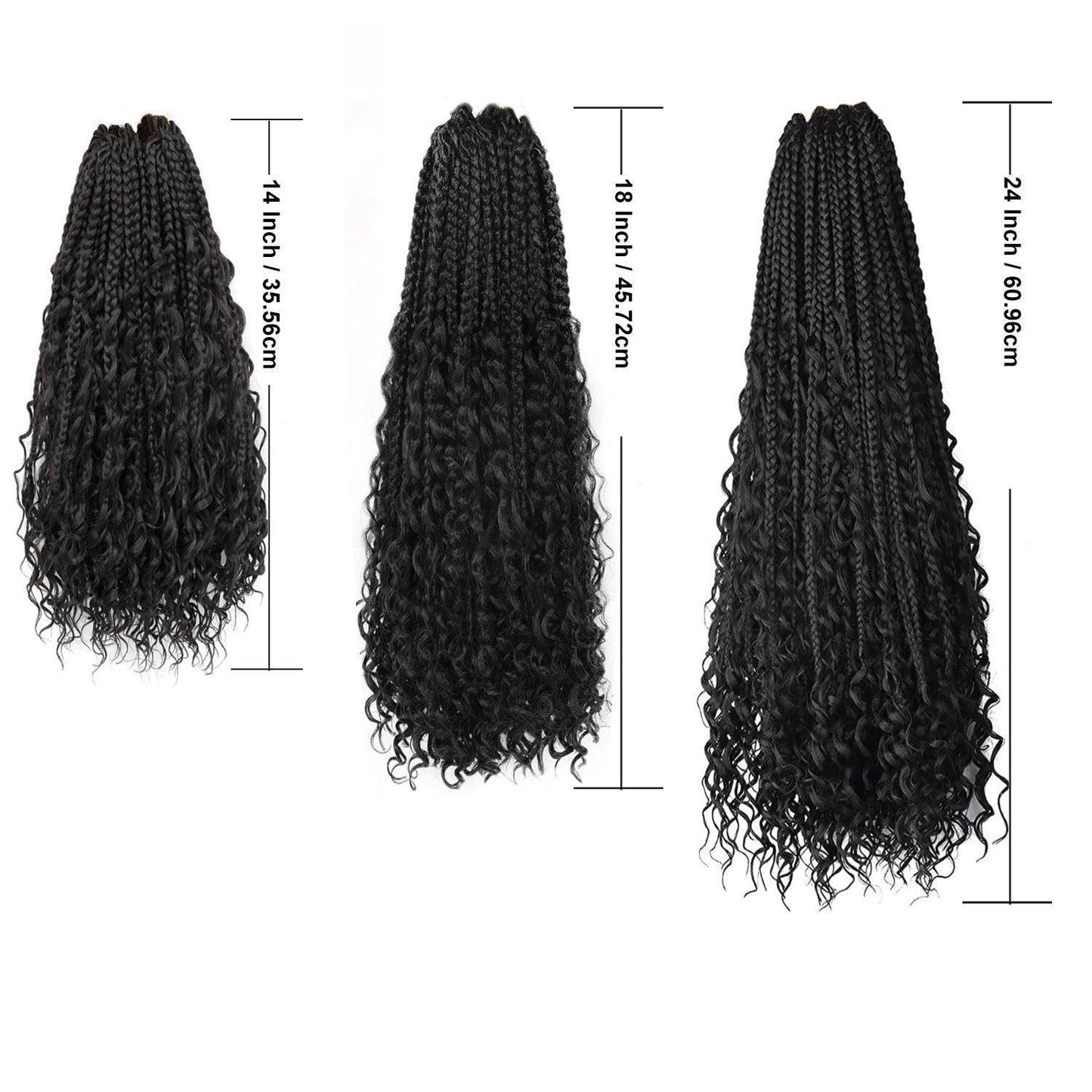 Chemical Fiber Hair Three-strand African Braid Crochet Hair - HEPSIBAH SHOP