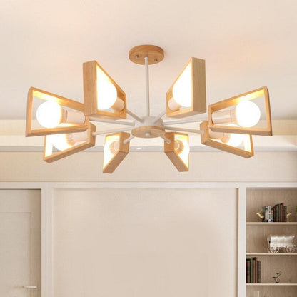 Solid Wood Bedroom Chandelier - HEPSIBAH SHOP