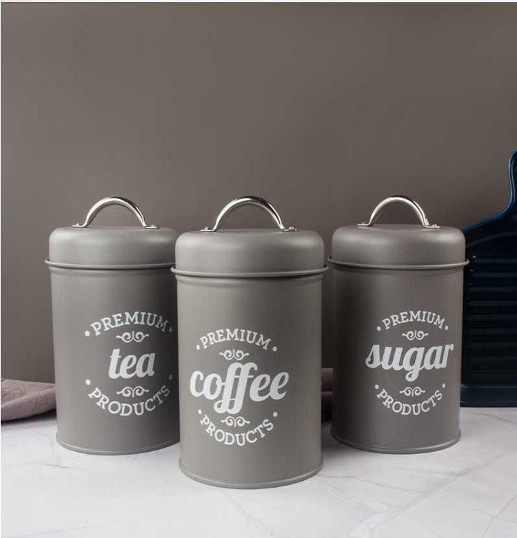 3Pcs/Set Tea Coffee Sugar Storage - HEPSIBAH SHOP