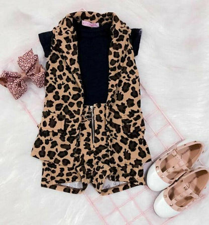 Leopard print suit for children - HEPSIBAH SHOP