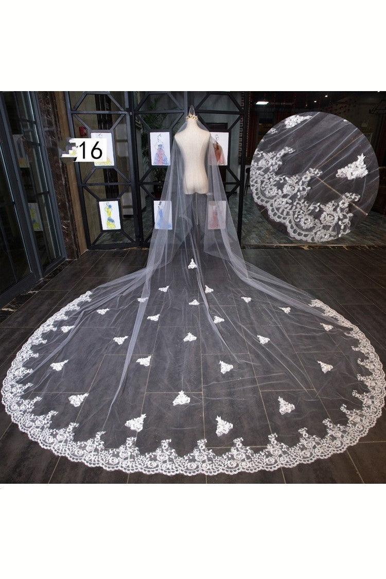 Wedding Dress Long Tail Luxury Super Fairy Wedding Veil - HEPSIBAH SHOP