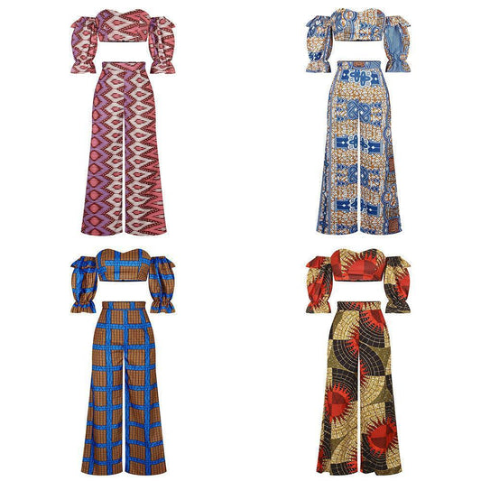 New Digital Print Women's African Fashion Set - HEPSIBAH SHOP