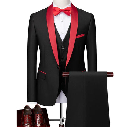 Business Casual Suits Men's Wedding Groom Dresses Pavilion Slim Fit - HEPSIBAH SHOP