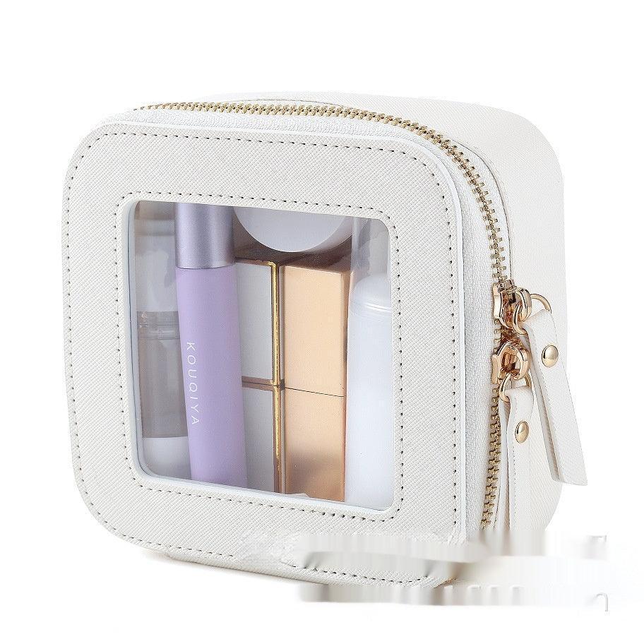 Transparent Pu Cosmetic Bag Small Cosmetics Storage Bag - HEPSIBAH SHOP