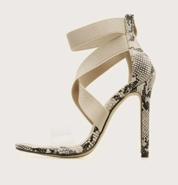 Snakeskin high heels - HEPSIBAH SHOP