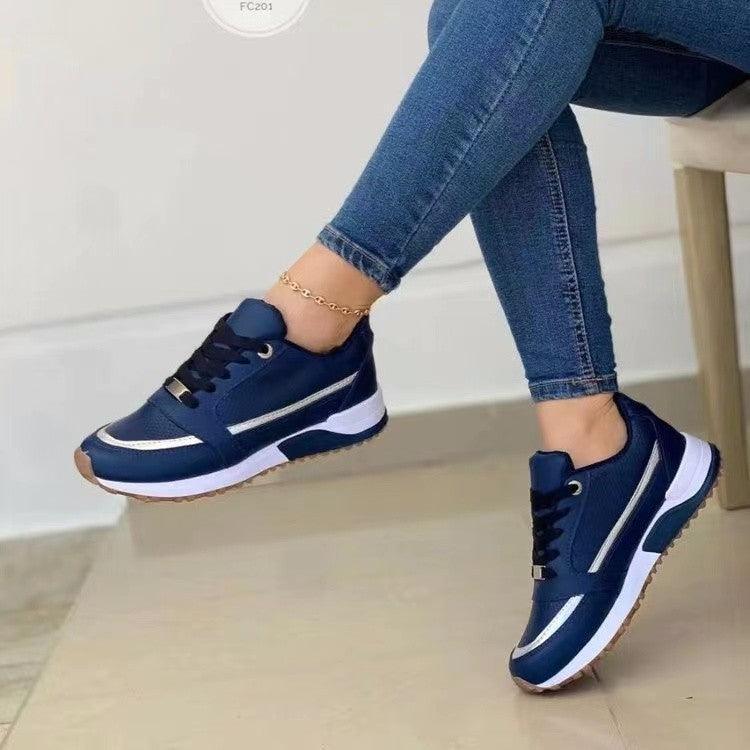 Casual Lace-up Flat Shoes Women - HEPSIBAH SHOP