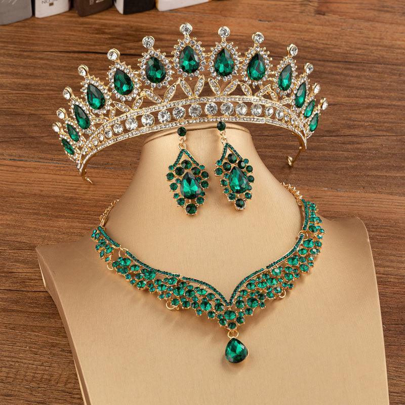 Wedding Bridal Alloy Diamond Crown - HEPSIBAH SHOP