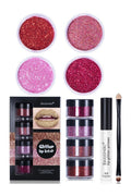Glitter Lip Gloss, Lipstick Shiny DIY Makeup Kit - HEPSIBAH SHOP