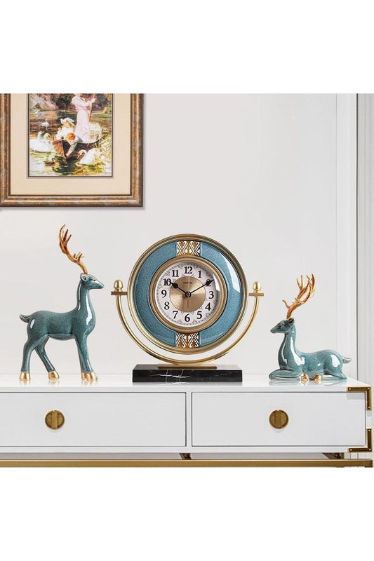 Living Room Home Scandinavian Clock Ornaments