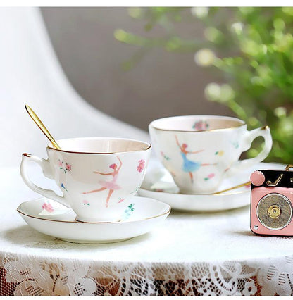 Ballerina British Bone China Tea Set - HEPSIBAH SHOP