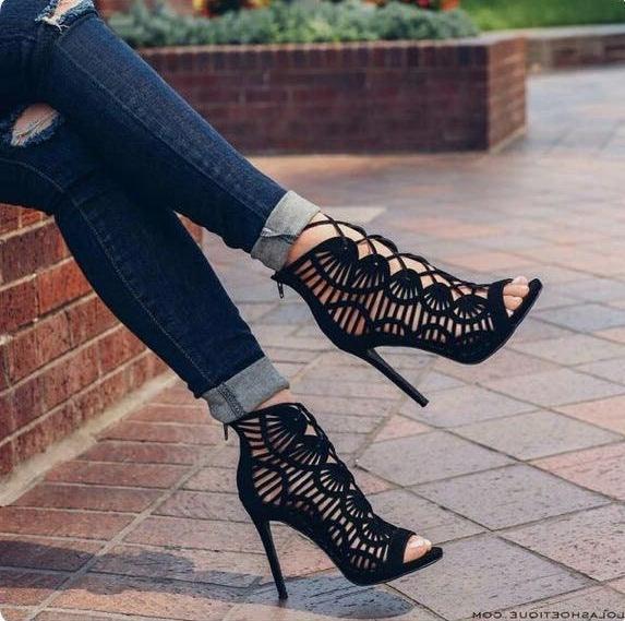 Lace high heels - HEPSIBAH SHOP