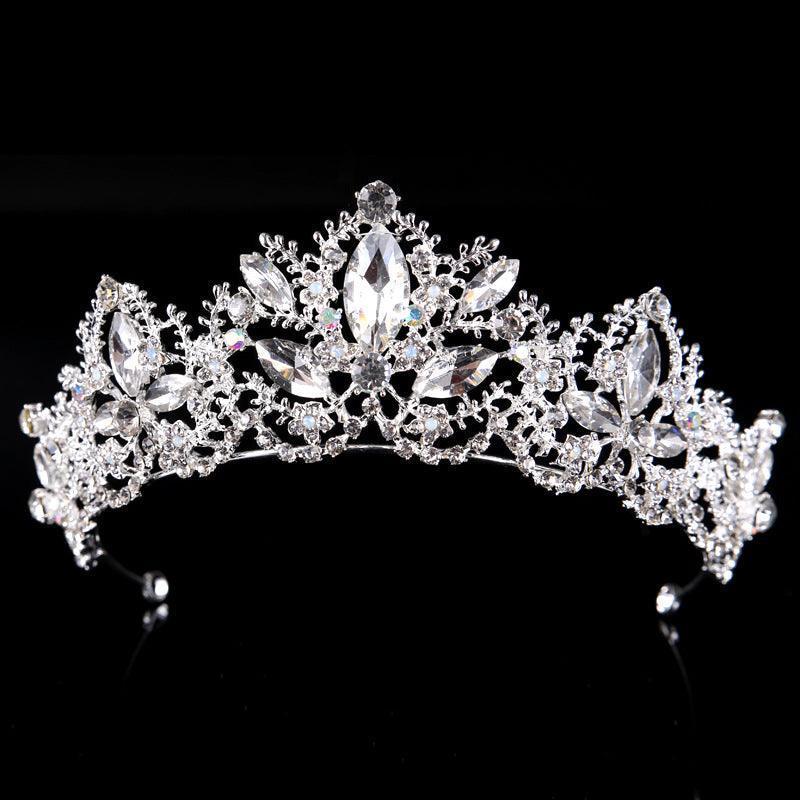 Baroque Luxury Crystal Bridal Crown Tiara - HEPSIBAH SHOP