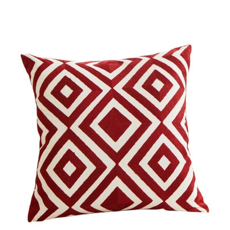 Embroidery Household Living Room Sofa Cushion Pillow Cover