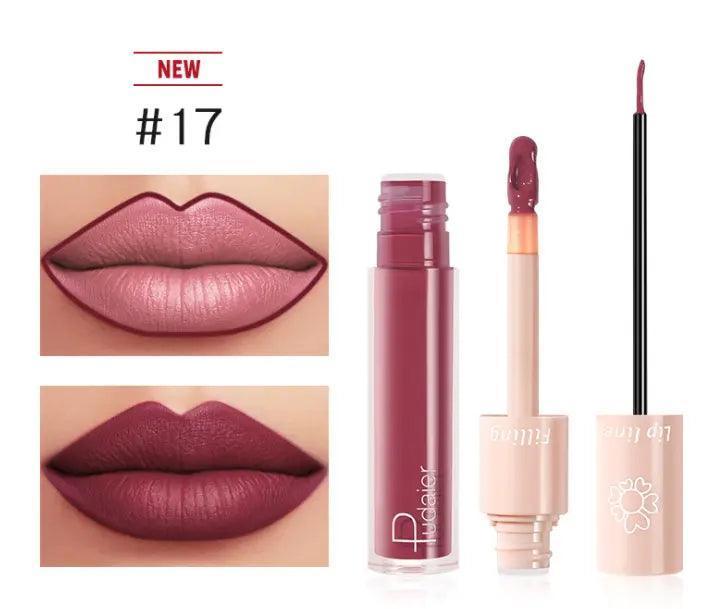 Pudaier Dual Lipstick Lip Gloss - HEPSIBAH SHOP