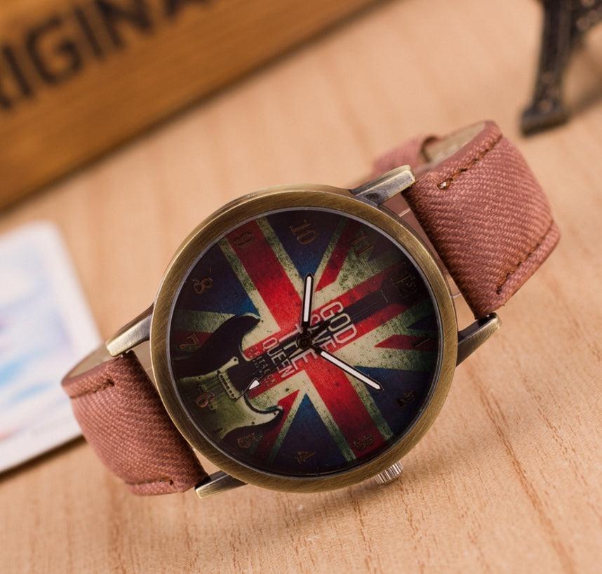 UK Flag Wrist Watch - HEPSIBAH SHOP