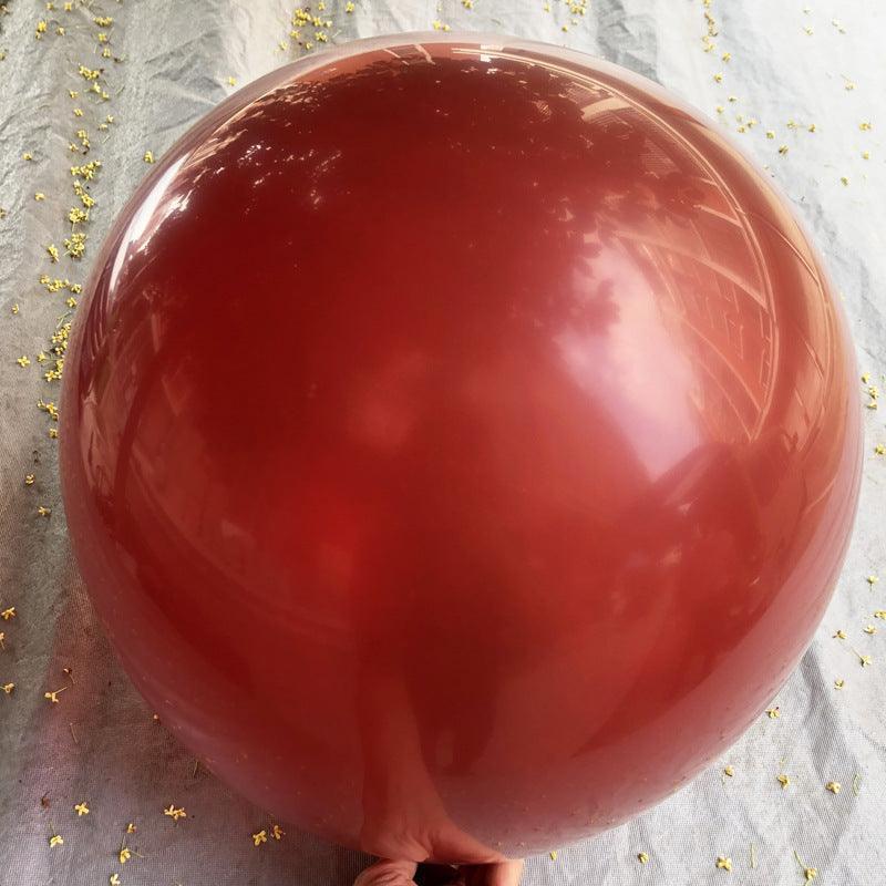 Burgundy Pearl Latex Helium Balloons Wine Red Party Globos - HEPSIBAH SHOP