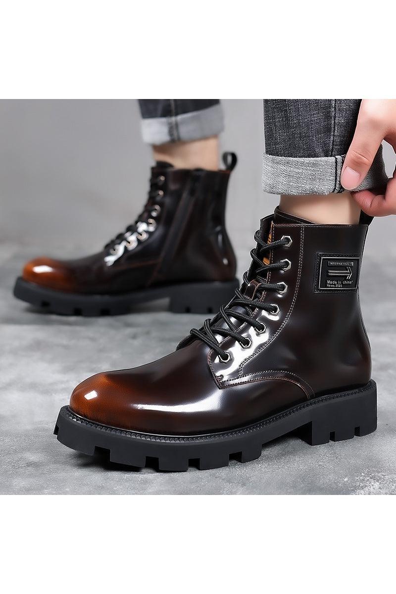 Men's High-top Soft Leather Boots - HEPSIBAH SHOP