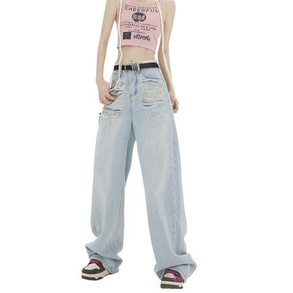 American Street Ripped Jeans For Women - HEPSIBAH SHOP