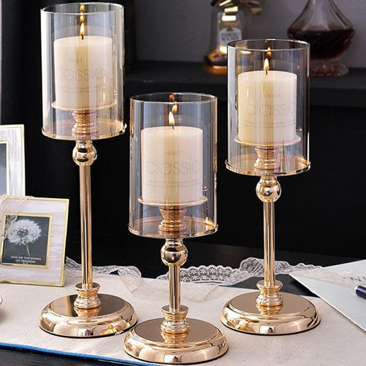 Candlestick Metal candle holder - HEPSIBAH SHOP