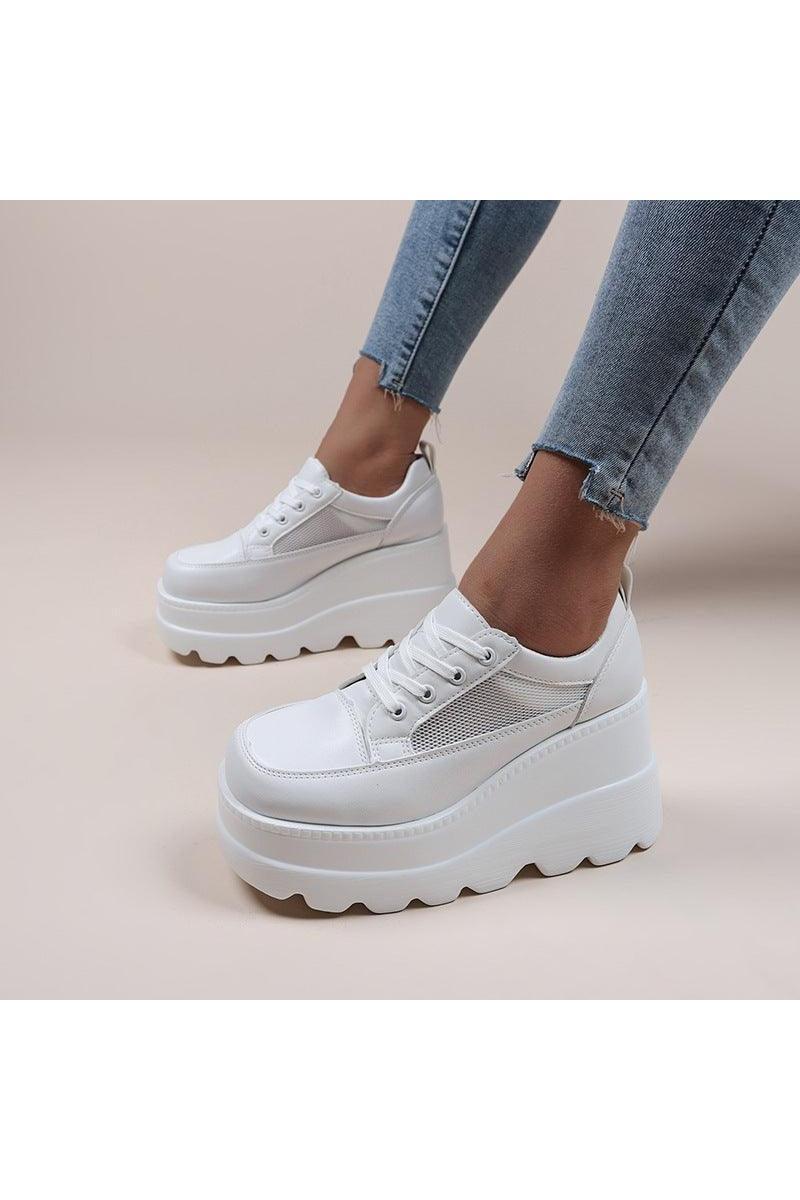 Women's Fashion Lace-up Thick Bottom Casual Daddy Shoes - HEPSIBAH SHOP