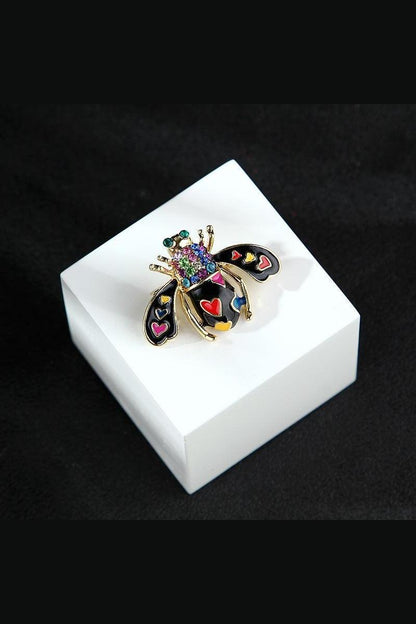 Dripping Love Bee Brooch - HEPSIBAH SHOP