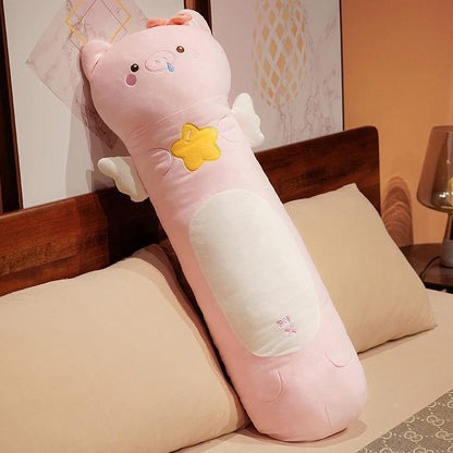 Removable And Washable Plush Toys With Long Throw Pillows