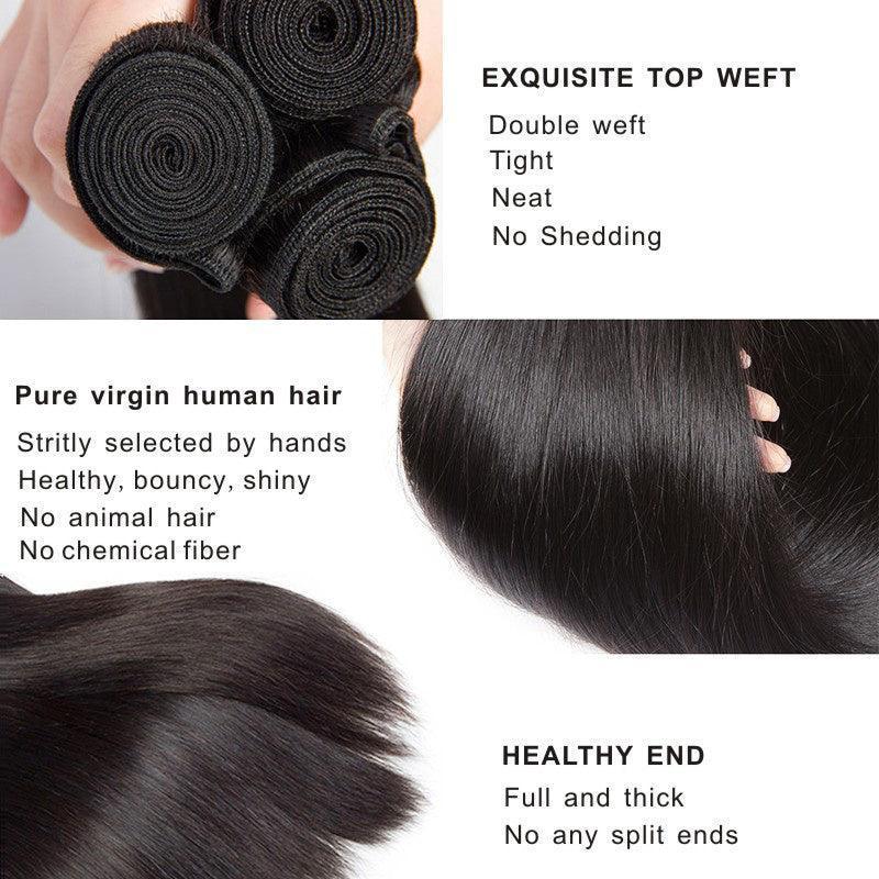 Hair Extensions With Straight Hair - HEPSIBAH SHOP