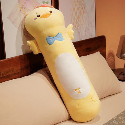 Removable And Washable Plush Toys With Long Throw Pillows