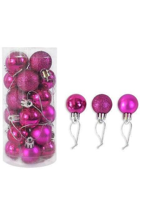 Christmas Decoration Shiny Matte Christmas Ball - HEPSIBAH SHOP