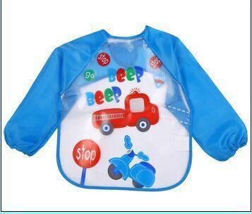 Children's Gown Long Sleeve Kids Waterproof Meal Baby Apron Painting Clothes Bib Protective Clothing - HEPSIBAH SHOP