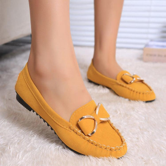 Fashion Bowknot Flat Loafers Cozy Shoes - HEPSIBAH SHOP