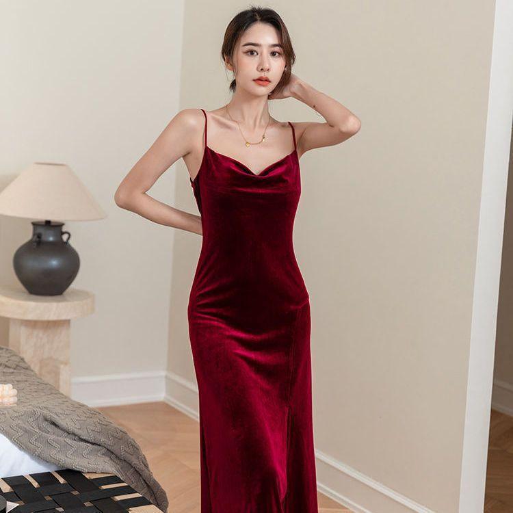 Velvet Morning & Night Gown Two-piece Set - HEPSIBAH SHOP