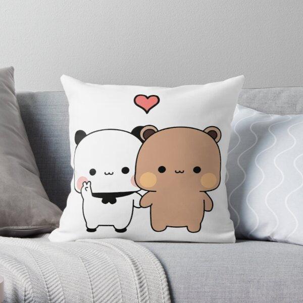 Cute Cartoon Expression Pack Home Cushions Square Pillow Cover - HEPSIBAH SHOP