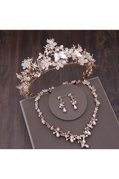 Women's Fashion Wedding Crown Set - HEPSIBAH SHOP