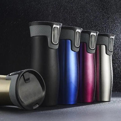 Vacuum Insulated Stainless Steel Travel Mugs Water Flask Thermal Tea Bottle - Image #4