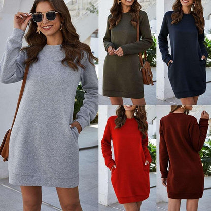 Autumn/Winter Sweatshirt Dresses - HEPSIBAH SHOP