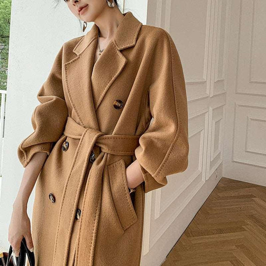 Autumn / Winter cashmere women's coat - HEPSIBAH SHOP