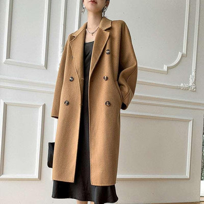 Autumn / Winter cashmere women's coat - HEPSIBAH SHOP