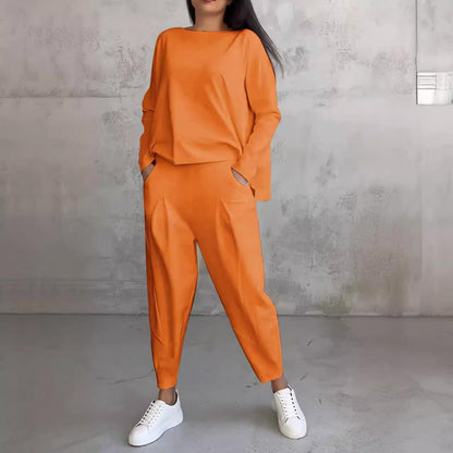 Women's Irregular Sweater Pants Suit - HEPSIBAH SHOP