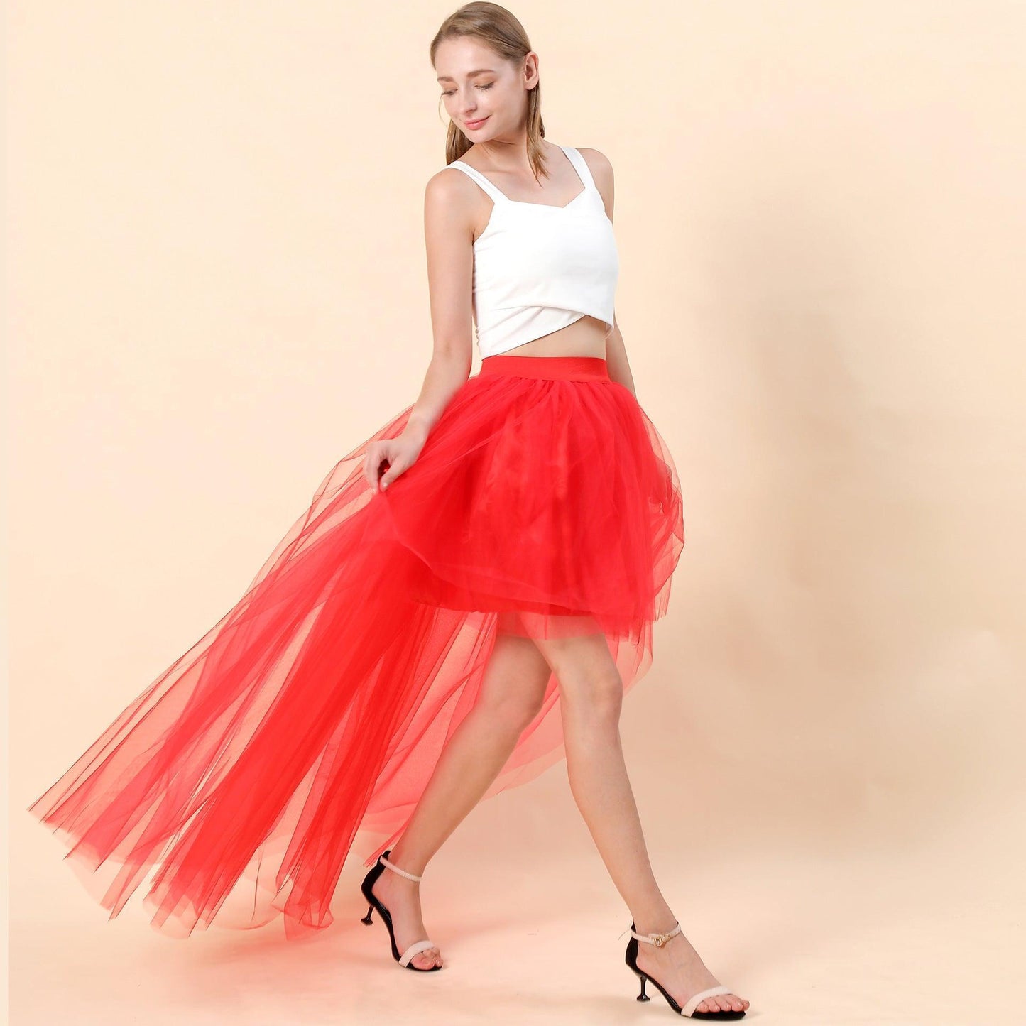 Women's Fashion Dovetail Tulle Skirt - HEPSIBAH SHOP