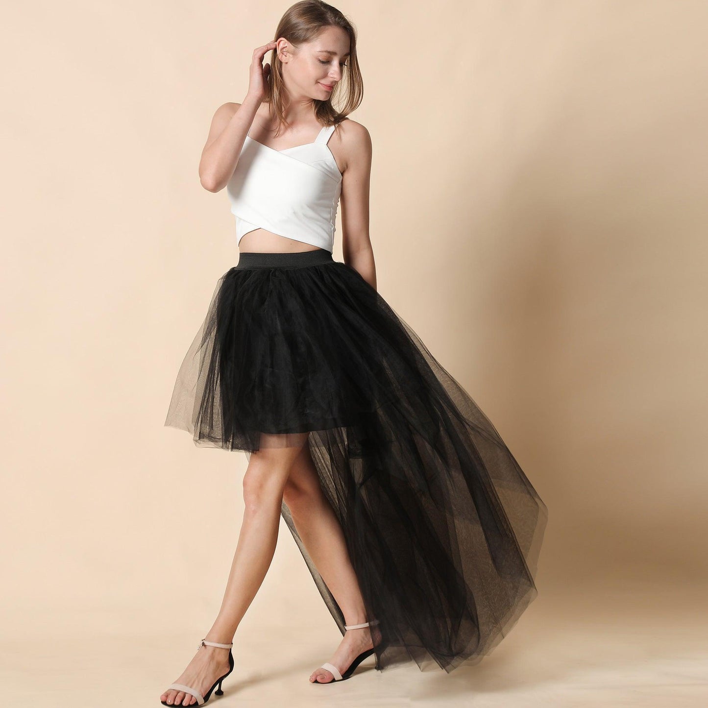 Women's Fashion Dovetail Tulle Skirt - HEPSIBAH SHOP