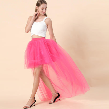 Women's Fashion Dovetail Tulle Skirt - HEPSIBAH SHOP