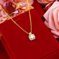 Fashion Jewelry Set Zircon Gem Pendant Chain Choker, Necklace ,Studs - HEPSIBAH SHOP