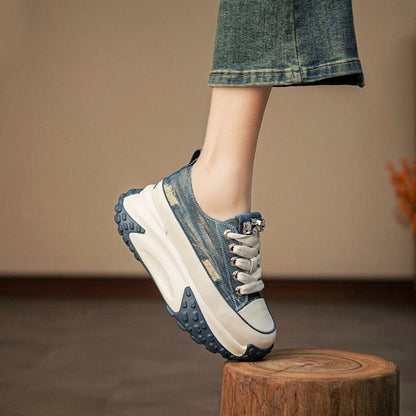 Summer Breathable Platform White Shoes Women - HEPSIBAH SHOP