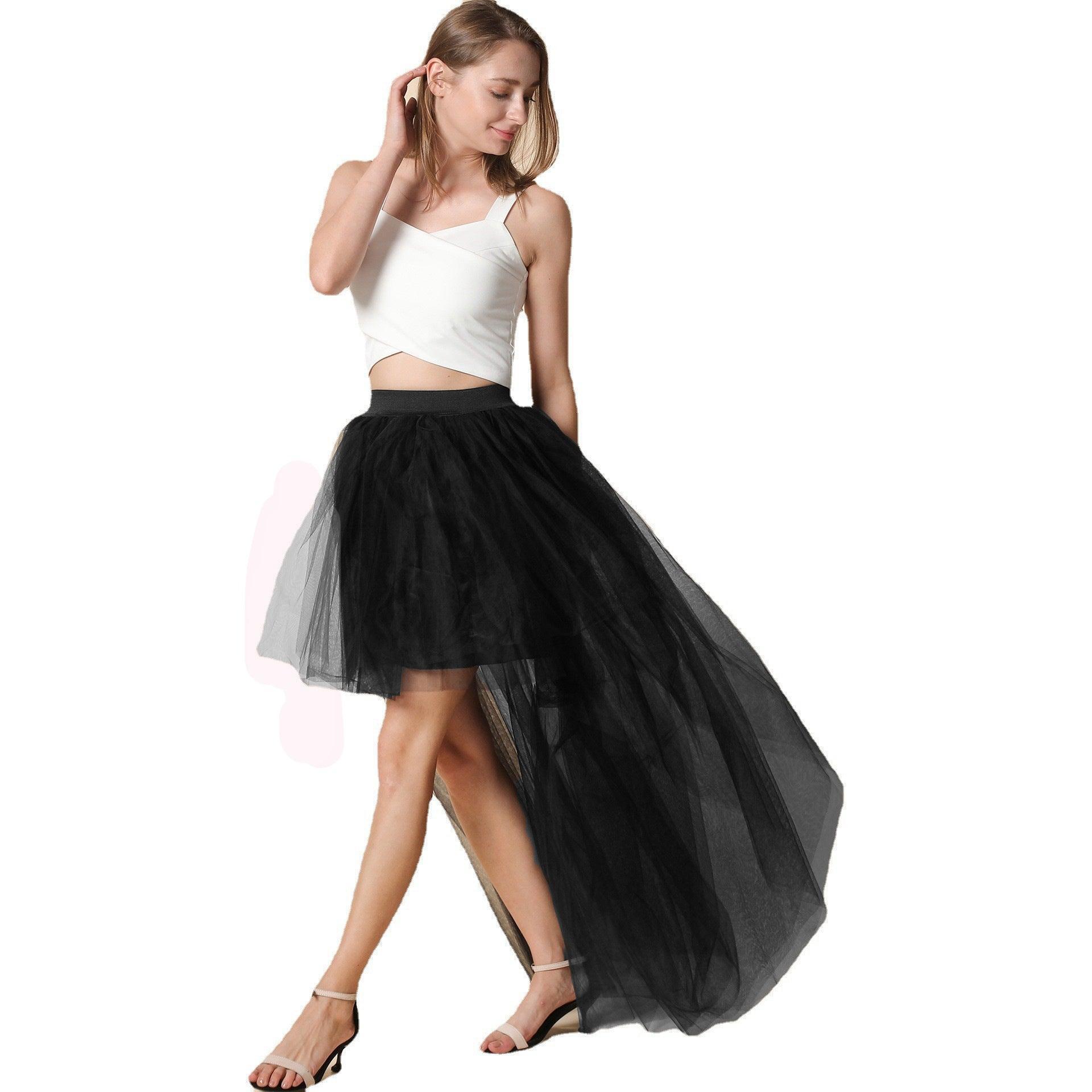 Women's Fashion Dovetail Tulle Skirt - HEPSIBAH SHOP