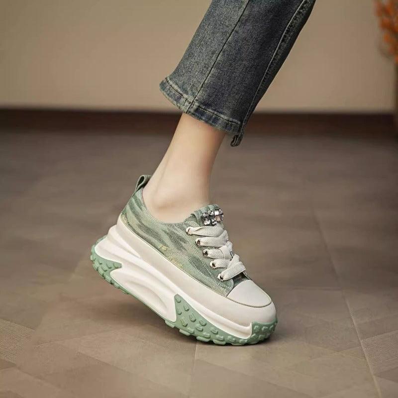 Summer Breathable Platform White Shoes Women - HEPSIBAH SHOP