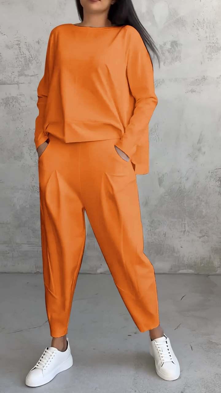 Women's Irregular Sweater Pants Suit - HEPSIBAH SHOP