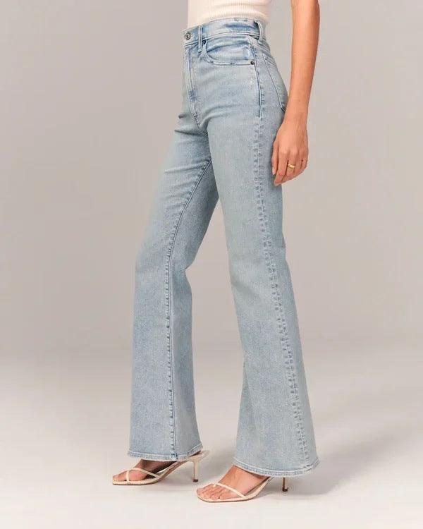 Women's Fashion Casual Solid Color Jeans - HEPSIBAH SHOP