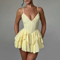 Women's Double-layer Swing Backless Slip Dress - HEPSIBAH SHOP